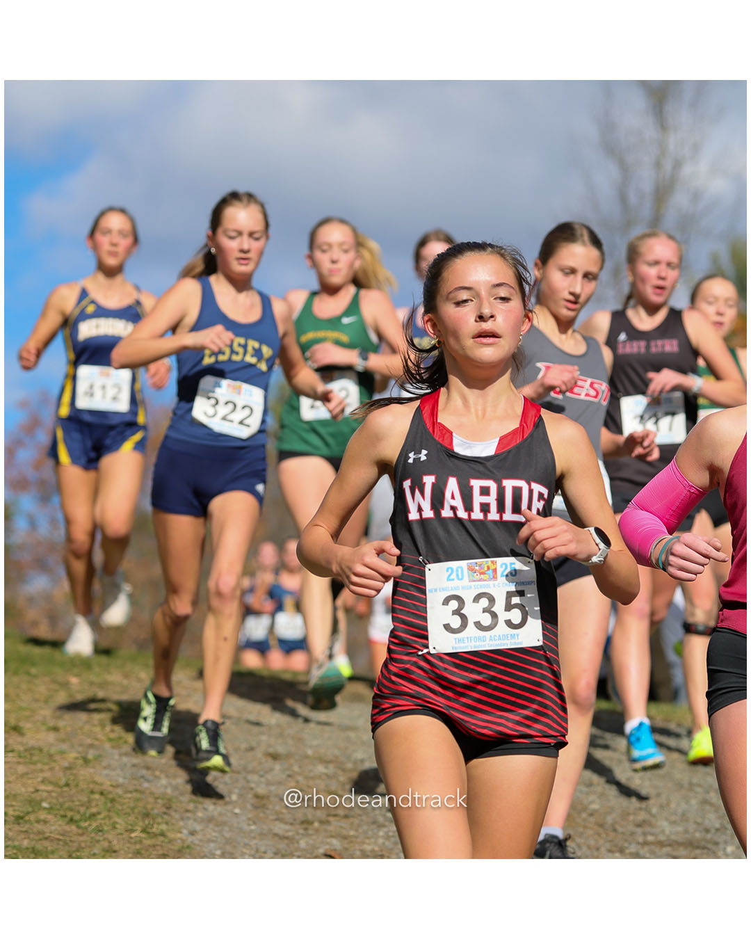 Molly Fay, Essex High School, P165, 22:17.36 - New England Cross Country State Championship - Thetford Vt - November 8, 2025 File: ./dir-1-Girls-Championship/251108-2025-New England-Cross-Country-Championships-Thetford-VT-146-296A2561.jpg Molly Fay, Essex High School, P165, 22:17.36 - New England Cross Country State Championship - Thetford Vt - November 8, 2025 – 2025 New Eng…